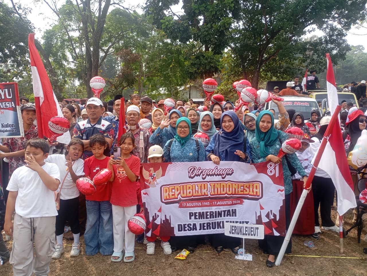 Keseruan Masyrakat Desa Jerukleueut Memperingati Kemerdekaan ke-81 tahun 2026